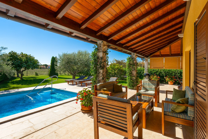 Exterior, House Leticia Valbandon near Fažana in Istria with Pool Valbandon